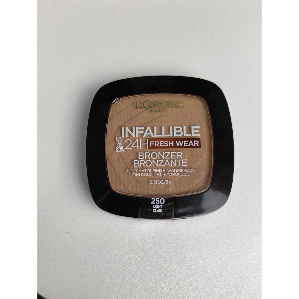 L'Oreal Infallible Fresh Wear Bronzer 250 Light Matte Waterproof 24H Glow